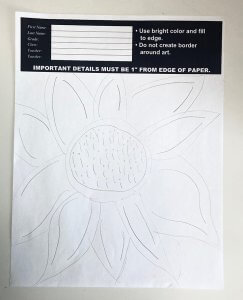 Georgia O'Keeffe Inspired Flowers Art Lesson Plan