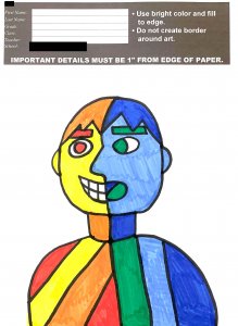 Picasso Style Self Portraits Art Lesson Plan