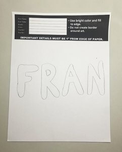Name Art Lesson Plan
