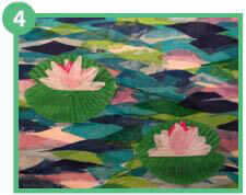 Monet's Water Lilies Art Lesson Plan 
