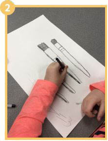 Paintbrushes Inspired by Jim Dine Art Lesson Plan 